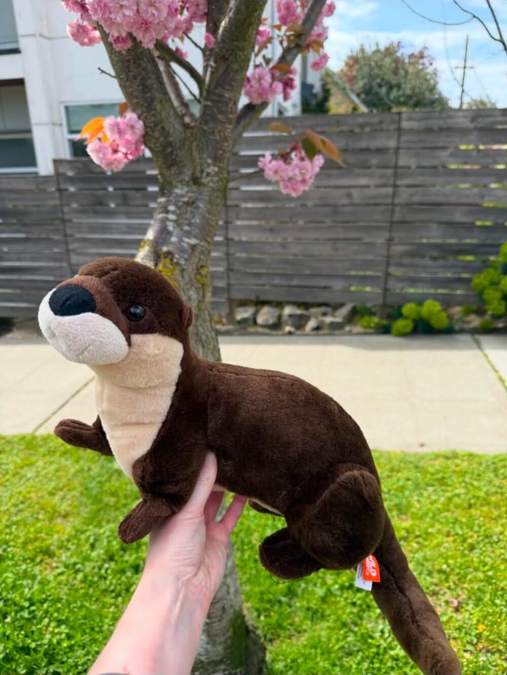 Plush Wild Republic Small Otter, Brown, 15" Soft Toy Stuffed Animal
